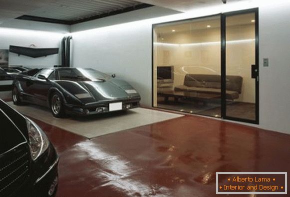 Vynikající garáž pro luxusní automobily