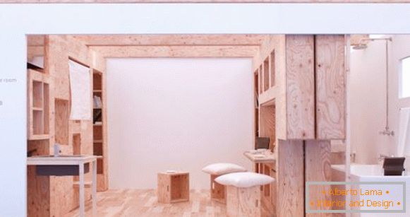 Obývací pokoje s transformovatelným nábytkem