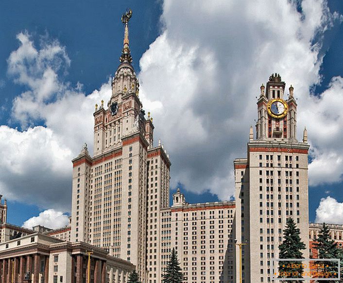 Stalinova říše se stala samostatným architektonickým směrem.