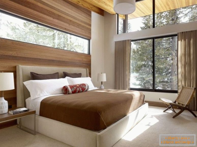 úžasná-hlavní-ložnice-komfort-stylová-a-bílá-moderní-stolní lampa-s-hnědý-minimalis-headboard