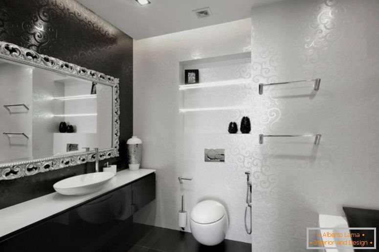 enchanting-white-wall-painted-koupelroom-with-free-standing-vanities-also-built-shelves-cabinet-over-toilet-as-decorate-small-space-mens-black-and-white-koupelroom-decoration-ideas-2