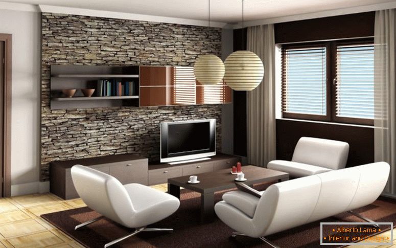 Obývací pokoj s moderním designem