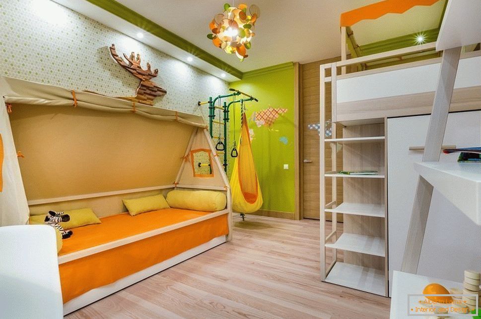 Nábytek v dětském pokoji 12 m2 M