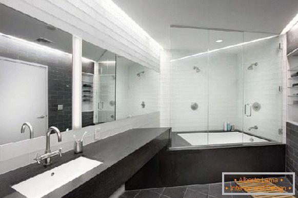 design velké koupelny, foto 45