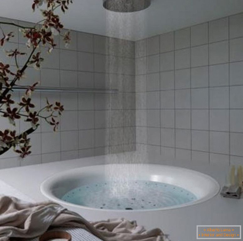 shower-bathtub-koupelna-interiér-design