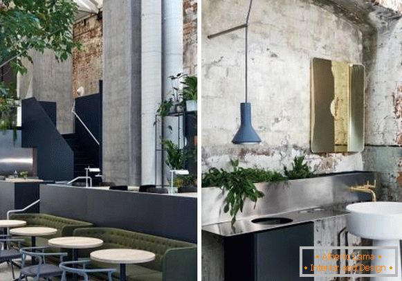 Design kavárny restaurace - interiér s fotografickou gramotností Higher Ground