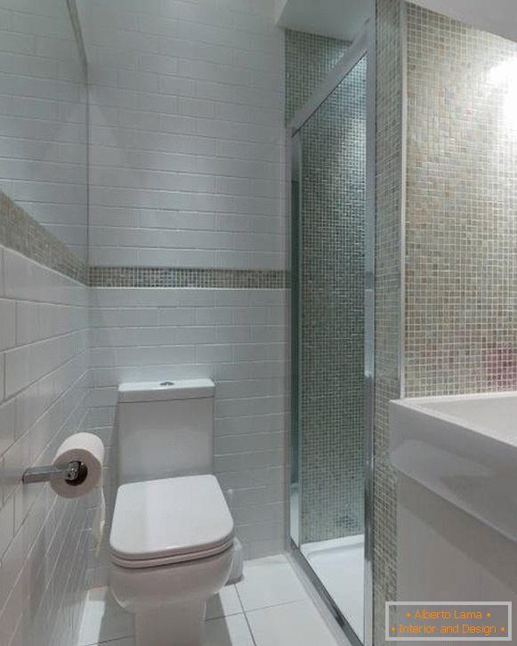 Malé kombinované koupelny - nejlepší moderní nápady