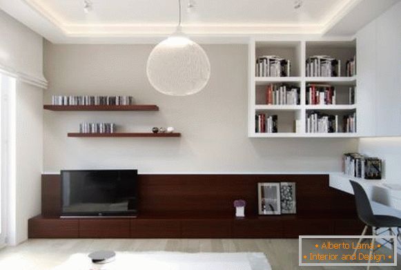Moderní designové nápady pro jednopokojový byt o rozloze 40 m²