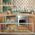 Kuchyně s interiérem ve stylu Provence