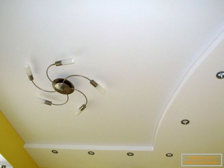 Návrh stropů ze sádrokartonu - 140 fotografií nápadů