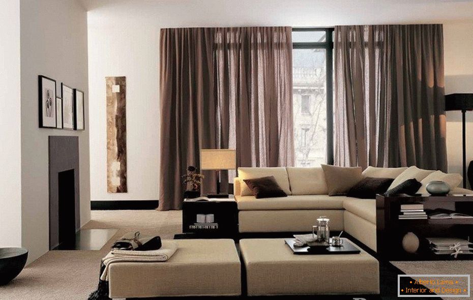 Moderní nábytek v obývacím pokoji