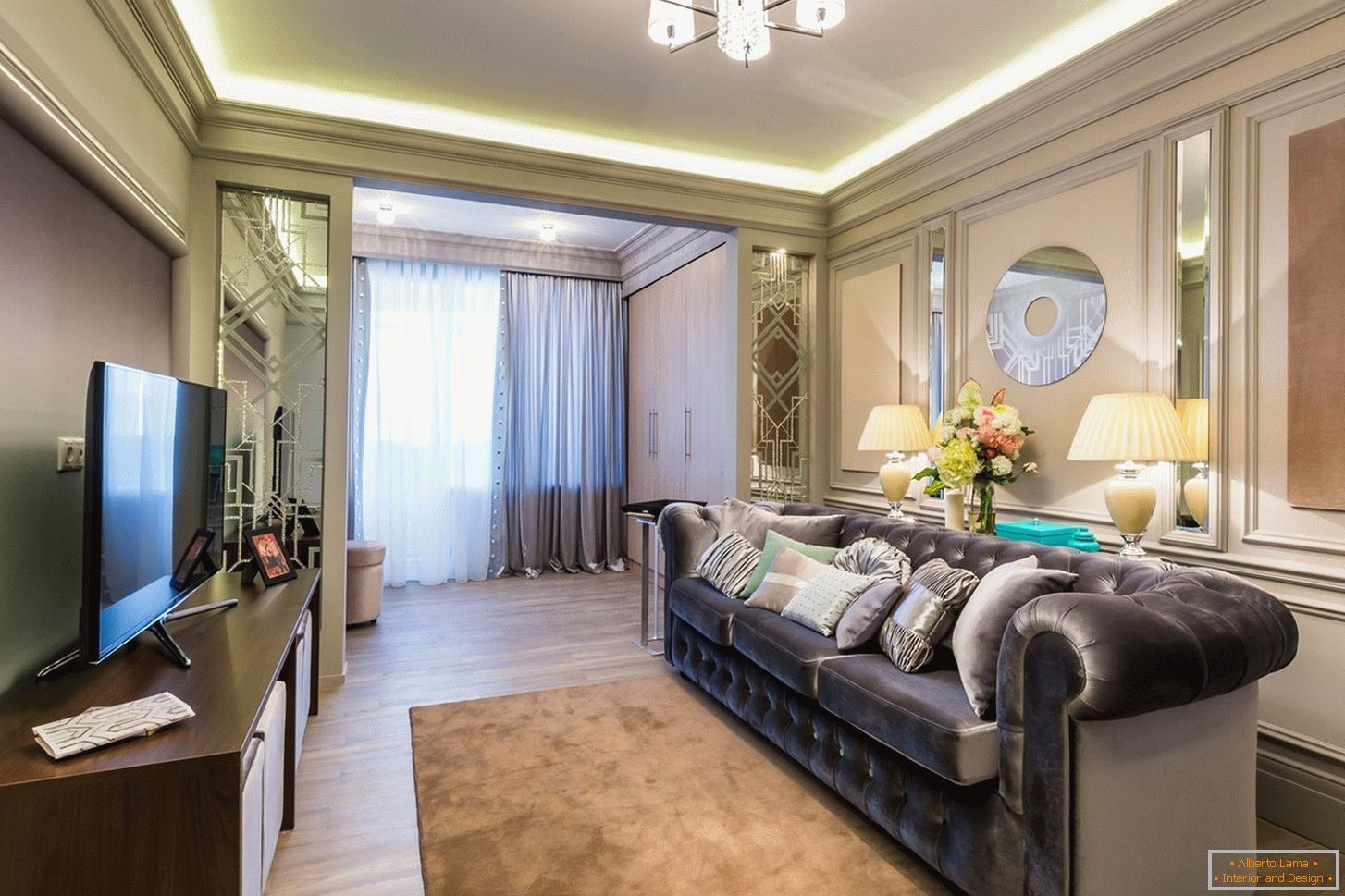 Luxusní design obývacího pokoje