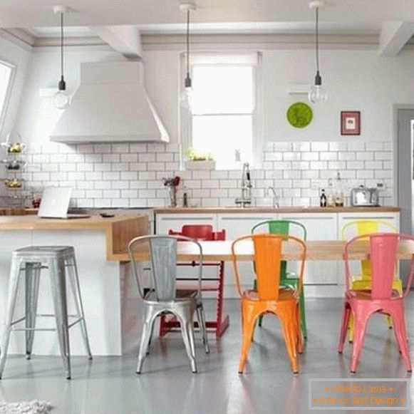 designové plastové židle pro kuchyni, foto 13