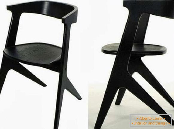 dřevěné návrhářské židle, foto 35