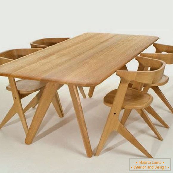dřevěné návrhářské židle, foto 36
