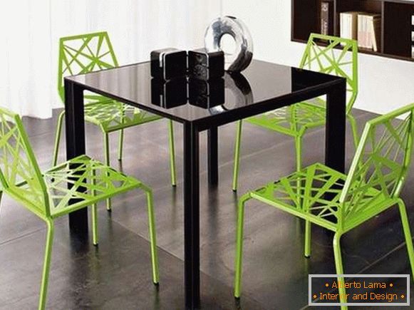 designové kovové židle, foto 43