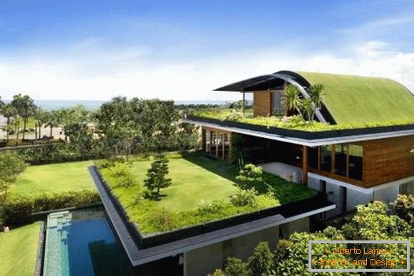 Krásné domy ve stylu high-tech a eco