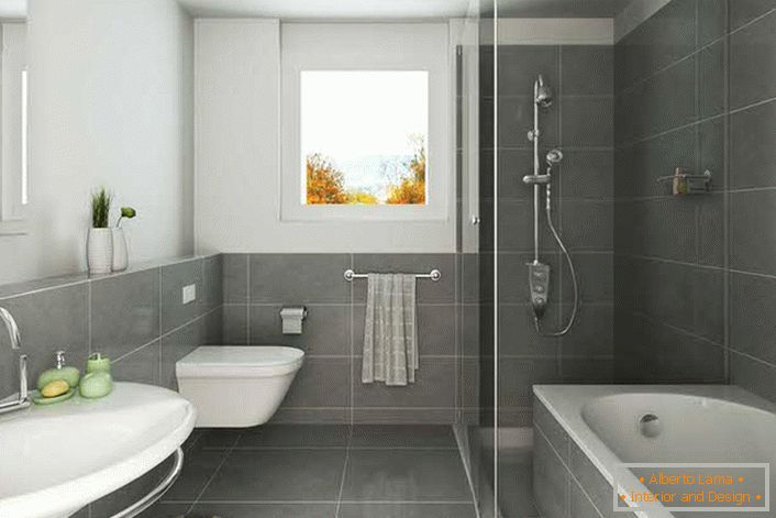 Secesní styl je měkký, neutrální, klidný. Klasická kombinace bílé a černé barvy je skvělou volbou pro zdobení koupelny.