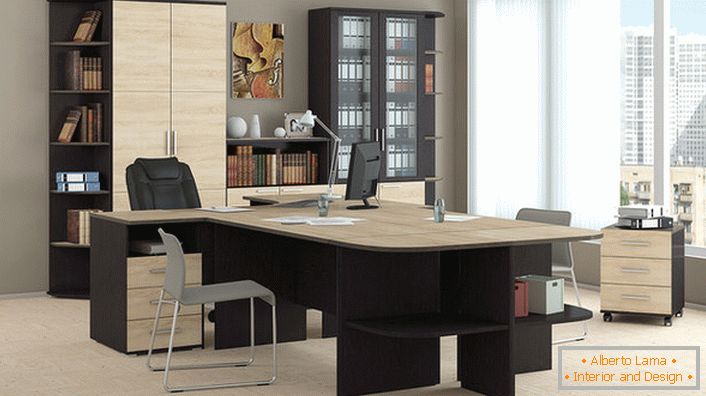 Skříňový nábytek - jednoduchost, skromnost, funkčnost a praktičnost v kanceláři.