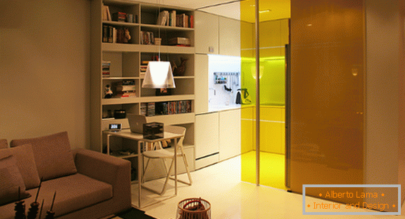 Futuristický styl v interiéru bytu
