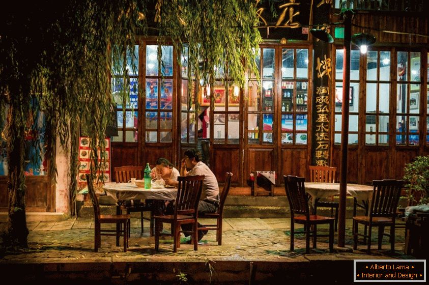 Restaurace v Šanghaji, fotografka Rob Smith