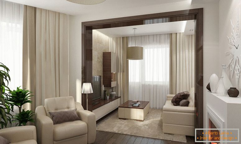 ložnice-obývací pokoj-s-dvě okna-rozdělené-by-funkční