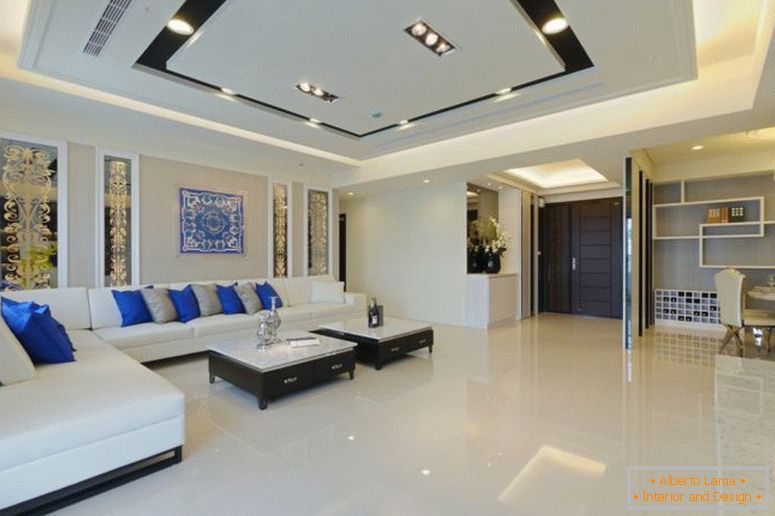 velký-luxusní-byt-v-moderní-obývací pokoj-2