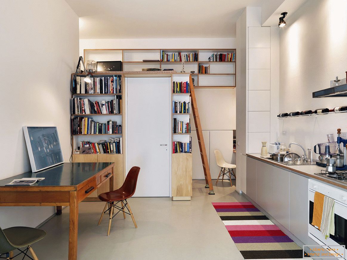 Myšlenka kuchyňského interiéru pro malé byty