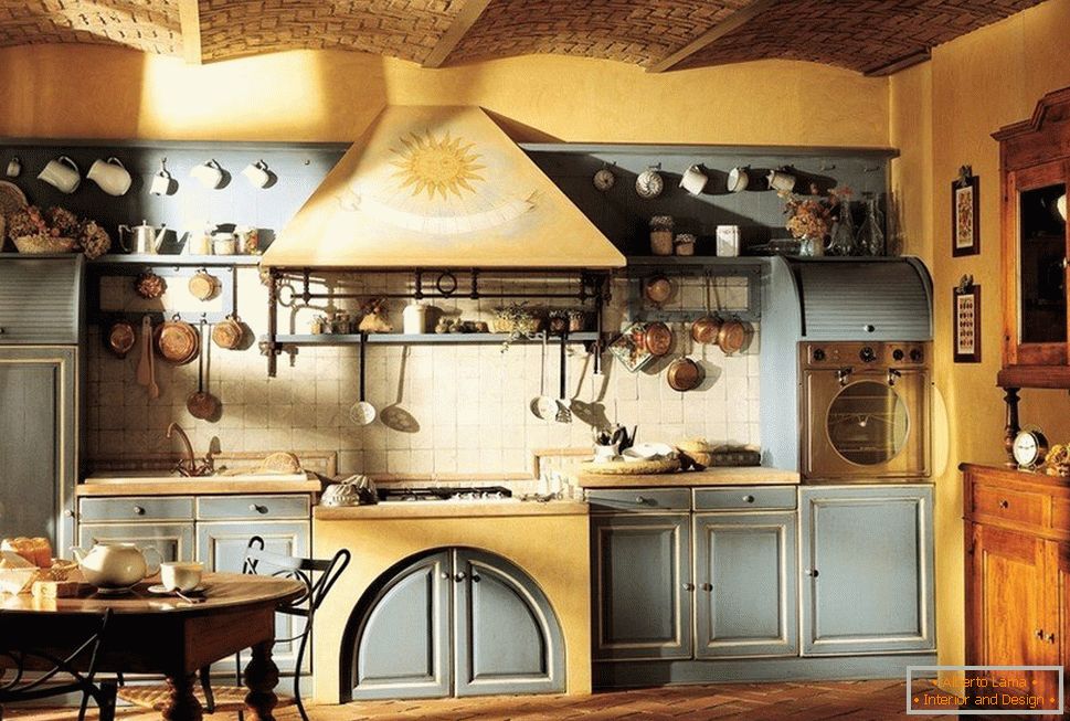 Kuchyně v cizím rustikálním stylu
