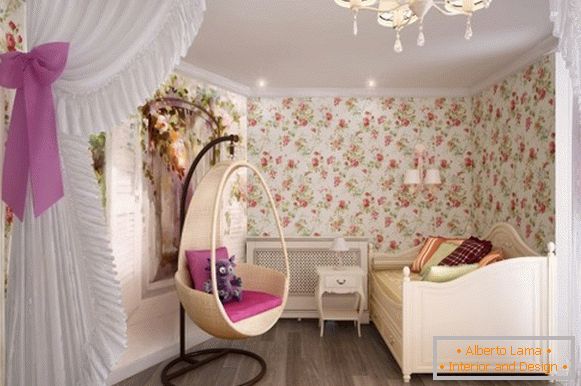 Interiér dětského pokoje v Chruščově, foto 41