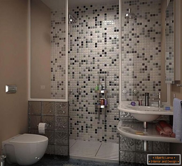 ohromující-moderní-malé-koupelna-nápady-s-šedá-mozaika-dlažba-otevřené-sprchové-stěny-design-nápady