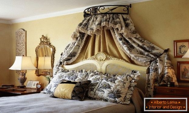 foto ložnice ve francouzském stylu