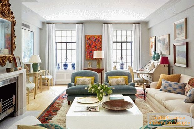 Obývací pokoj ve stylu Art Deco, Manhattan