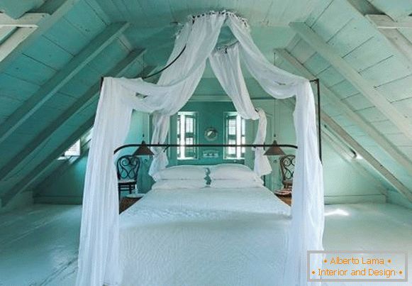 romantický pokoj-loft