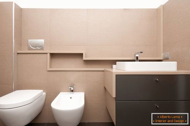 Návrh interiéru malé koupelny