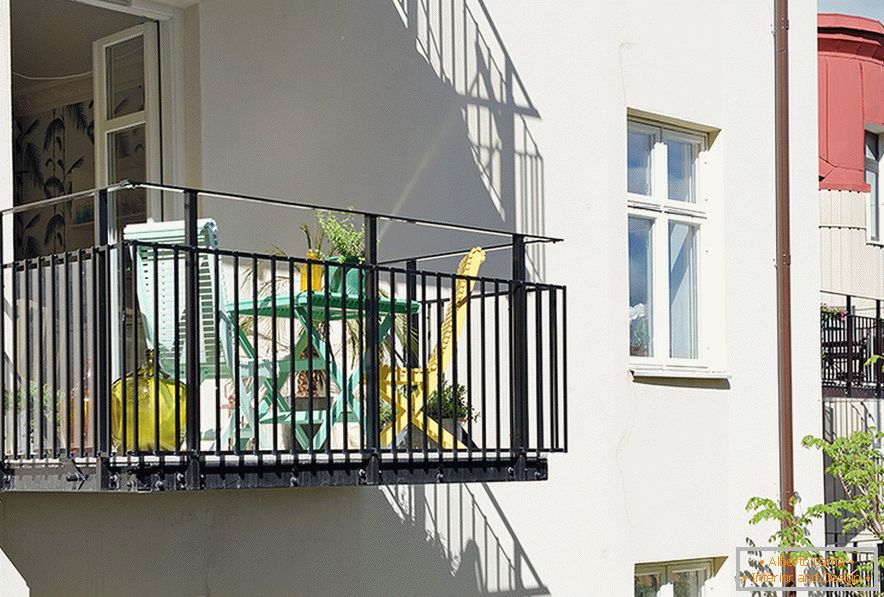 Balkon s jednou ložnicí v Göteborgu