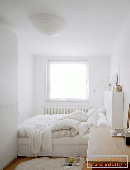 Racionální uspořádání ložnice v malém bytě