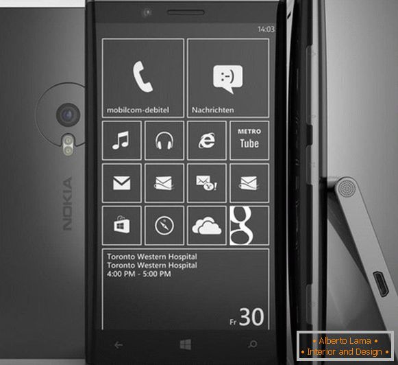 Koncepce Nokia Lumia 999