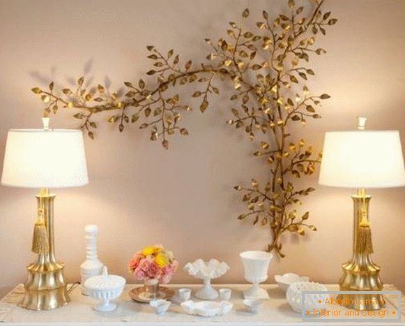 Stolní lampa jako dekorace pokoje