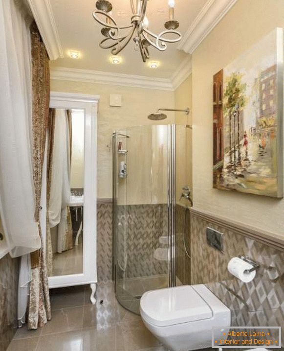 Krásné koupelny - fotografie kombinované koupelny v apartmánu