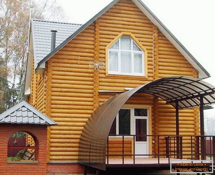 поликарбонатное veranda domu