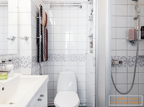 Koupelna ve skandinávském stylu
