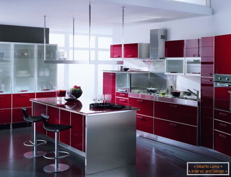 Moderní kuchyně - fotka nejlepších designů kuchyňských