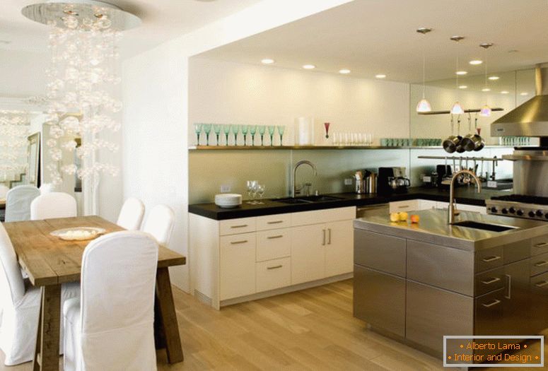 nádherné-otevřené-kuchyně-designy-kombinovat-s-jídelna-koncepce-dekorace-také-elegantní-jídelní-stůl-a-bílé-židle-kabinet-dokončené-umělecké-závěsné-lustry-inspirace
