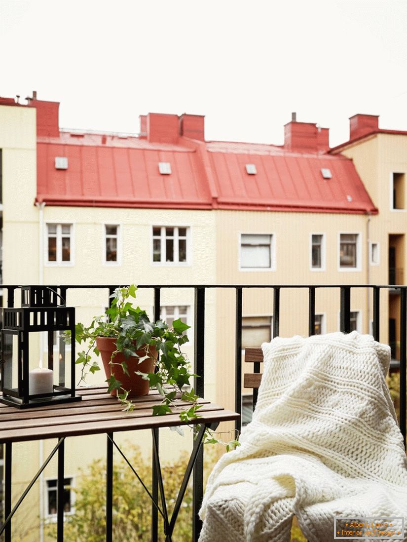 Balkonový dům ve Švédsku