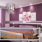 Lilac výzdoba ložnice