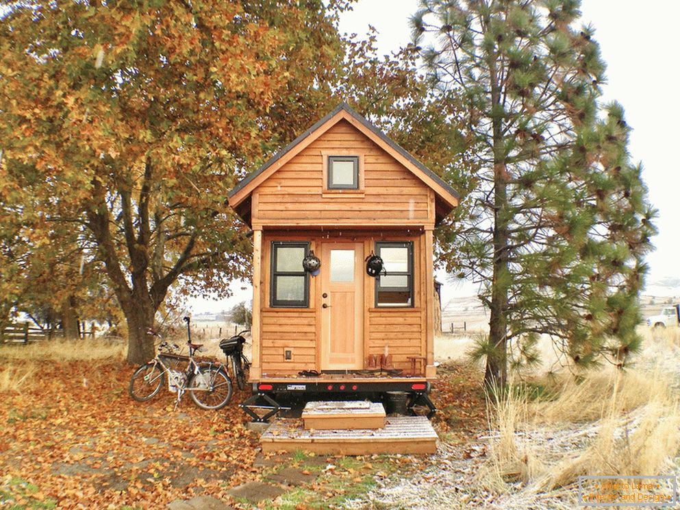 Malý dřevěný dům