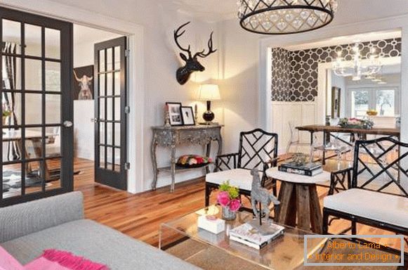 Jak zvýšit prostor v malé místnosti - fotografie obývacího pokoje