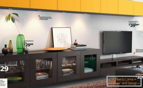 Moderní obývací pokoj Ikea 2015