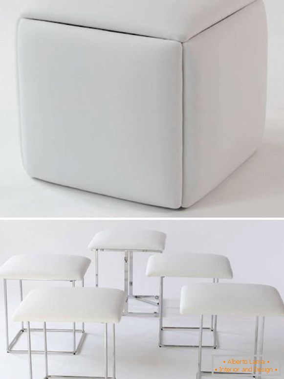 nábytek-transformátor-kubistický stůl